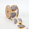 LaRibbons 2 1/2" Wired Ribbon | "Sunflower" Black/Yellow Multi | 10 Yard Roll